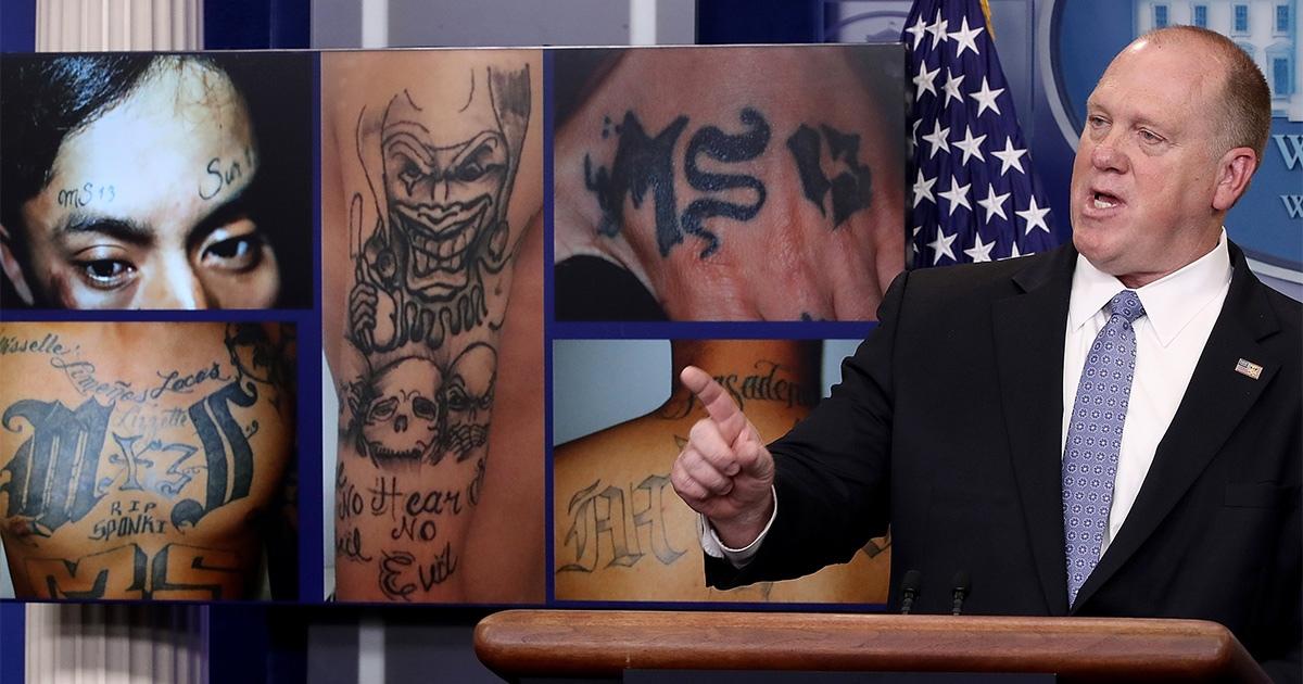 Anorak News  In photos the tattooed faces of MS13 and 18th Street gang  members  Face tattoos Gang tattoos Gangster tattoos