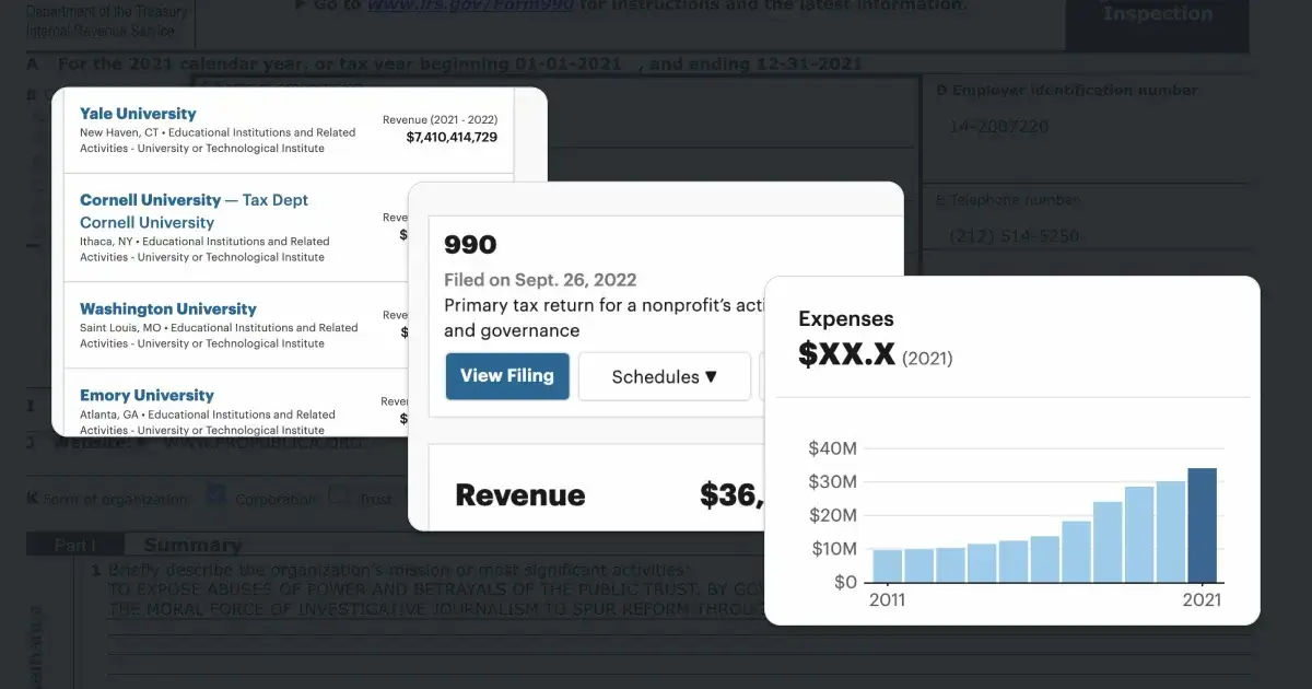 Nonprofit Explorer For The Donor Community — ProPublica